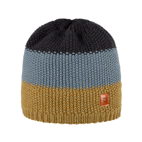 Beanie Wolle Seide schilf - 55/57