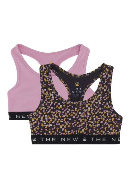 Bustier 2er-Pack lavender/brown - 122/128