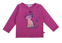 Langarmshirt Katze cyclam