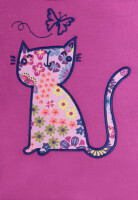 Langarmshirt Katze cyclam