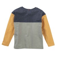 Langarmshirt bunt colourblock - 140