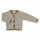 Cardigan Ringel BW/Leinen