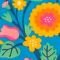 Blumen bunt
