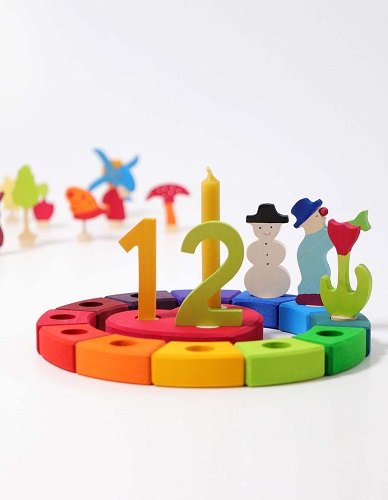 Grimms Geburtstagsring mit Steckfiguren zum 12. Kindergeburtstag