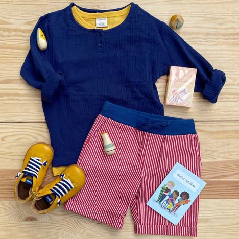 Einschulungs Outfit mit Shorts: wir meinen: Toll!