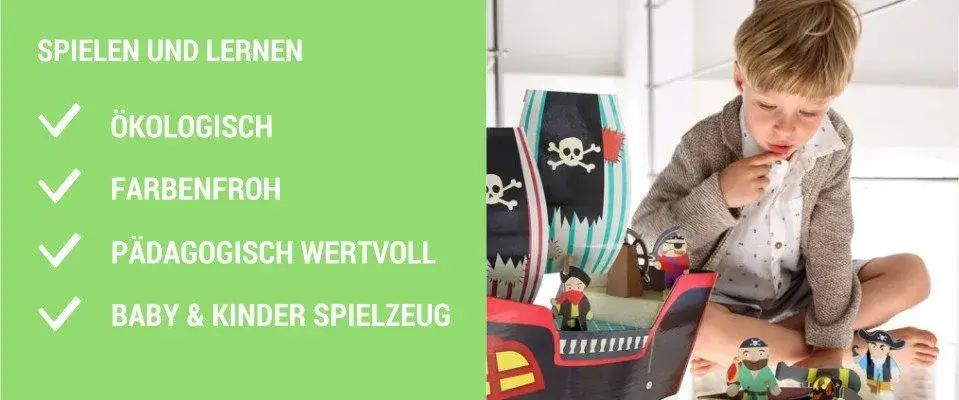 Spielen und lernen: ökologisch, farbenfroh, pädagogisch wertvoll, für baby und kind